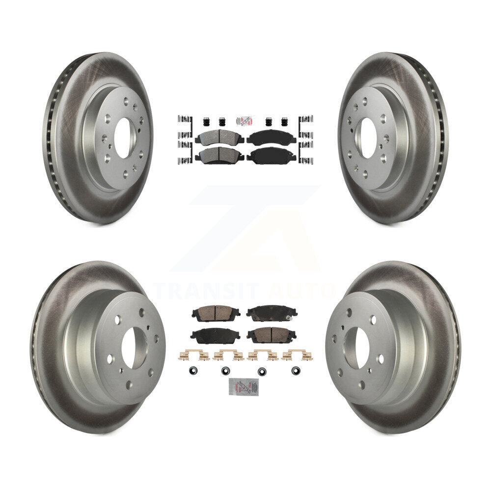 Transit Auto KGA-105681 Disc Brake Kit for 2014-2020 Chevrolet Suburban, Cadillac Escalade and More - Front and Rear