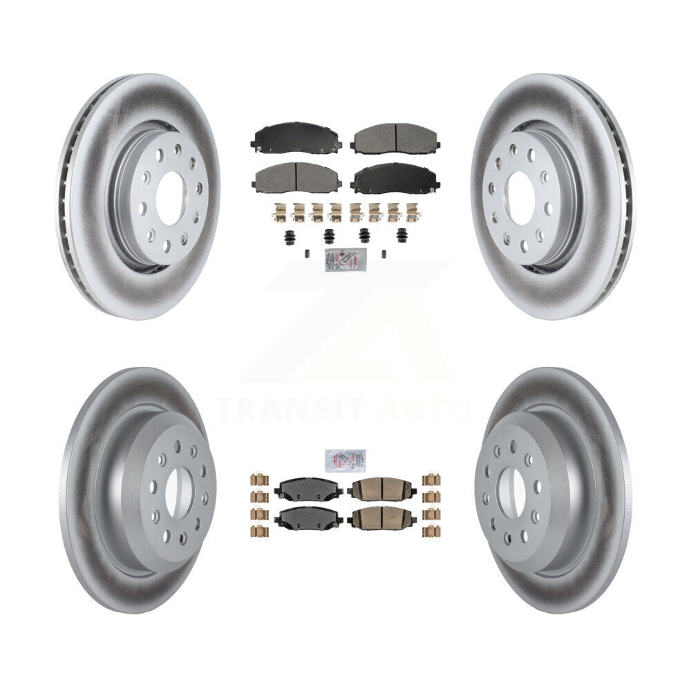 Transit Auto KGA-105686 Disc Brake Kit for 2018-2020 Jeep Wrangler - Front and Rear