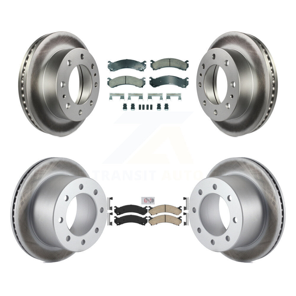 Transit Auto KGA-105690 Disc Brake Kit for 2001-2010 Chevrolet Silverado 3500 Classic, Chevrolet Silverado 3500 HD and More - Front and Rear