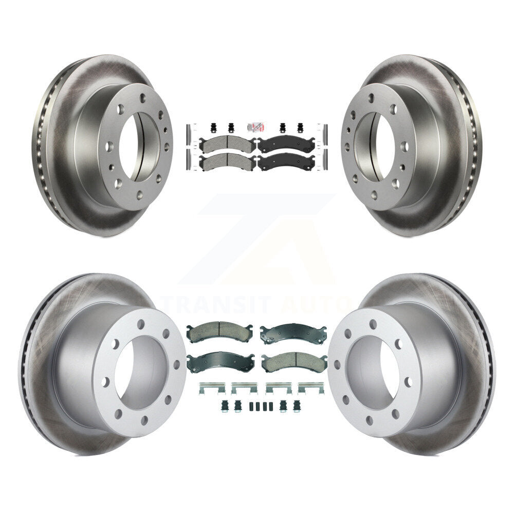 Transit Auto KGA-105691 Disc Brake Kit for 2001-2010 Chevrolet Silverado 3500 Classic, Chevrolet Silverado 3500 HD and More - Front and Rear