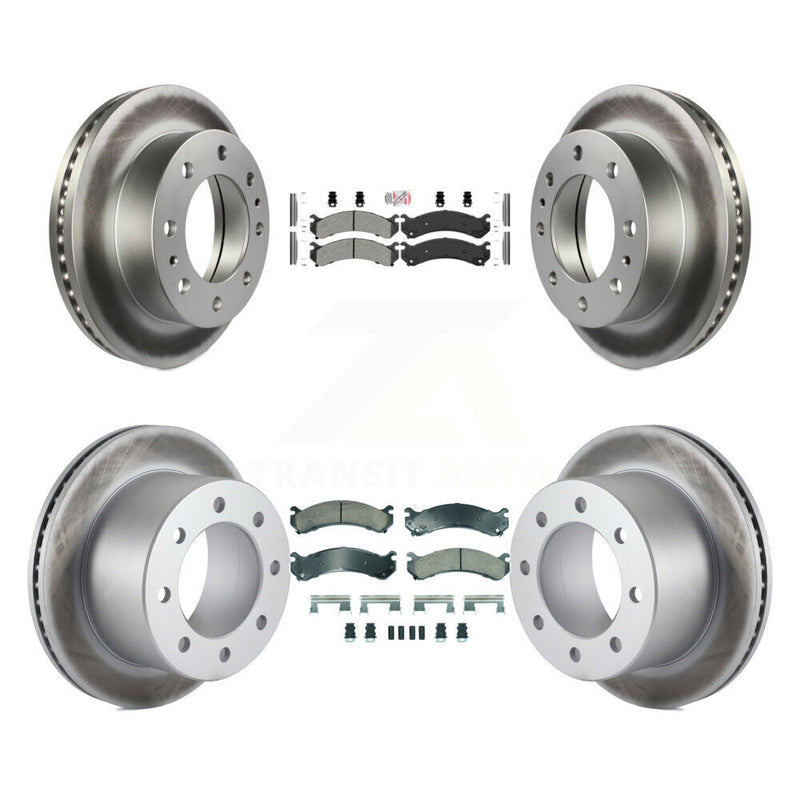 Transit Auto KGA-105691 Disc Brake Kit for 2001-2010 Chevrolet Silverado 3500 Classic, Chevrolet Silverado 3500 HD and More - Front and Rear