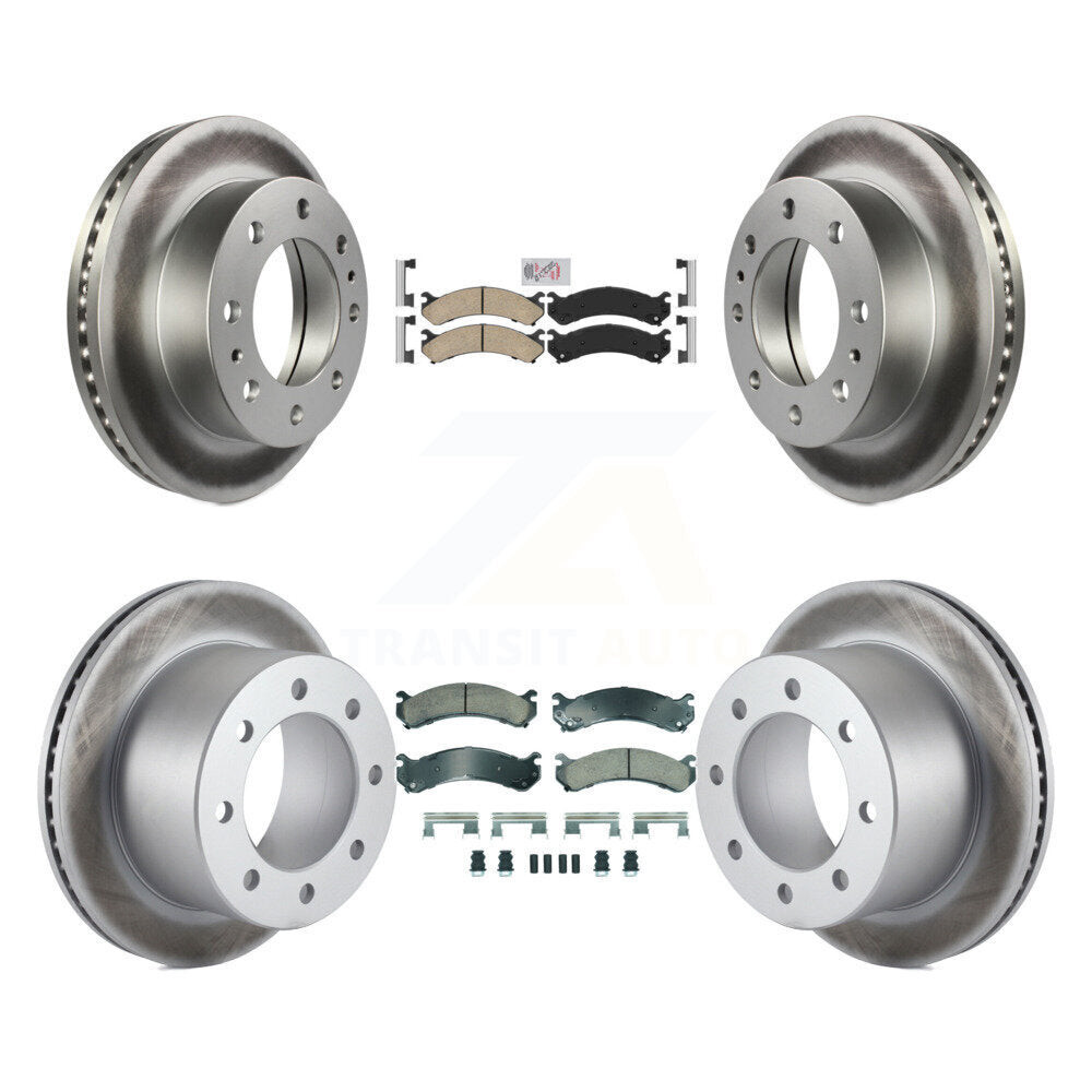 Transit Auto KGA-105692 Disc Brake Kit for 2001-2010 Chevrolet Silverado 3500 Classic, Chevrolet Silverado 3500 HD and More - Front and Rear