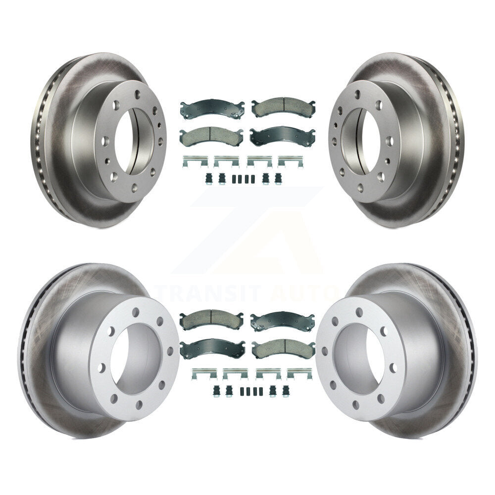 Transit Auto KGA-105693 Disc Brake Kit for 2001-2010 Chevrolet Silverado 3500 Classic, Chevrolet Silverado 3500 HD and More - Front and Rear