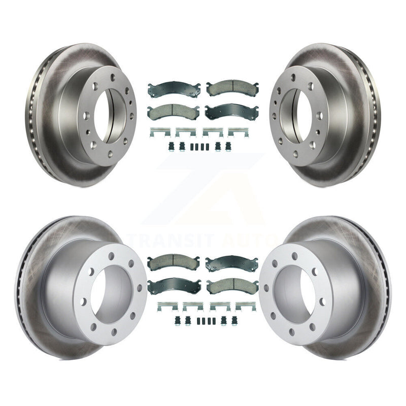 Transit Auto KGA-105693 Disc Brake Kit for 2001-2010 Chevrolet Silverado 3500 Classic, Chevrolet Silverado 3500 HD and More - Front and Rear