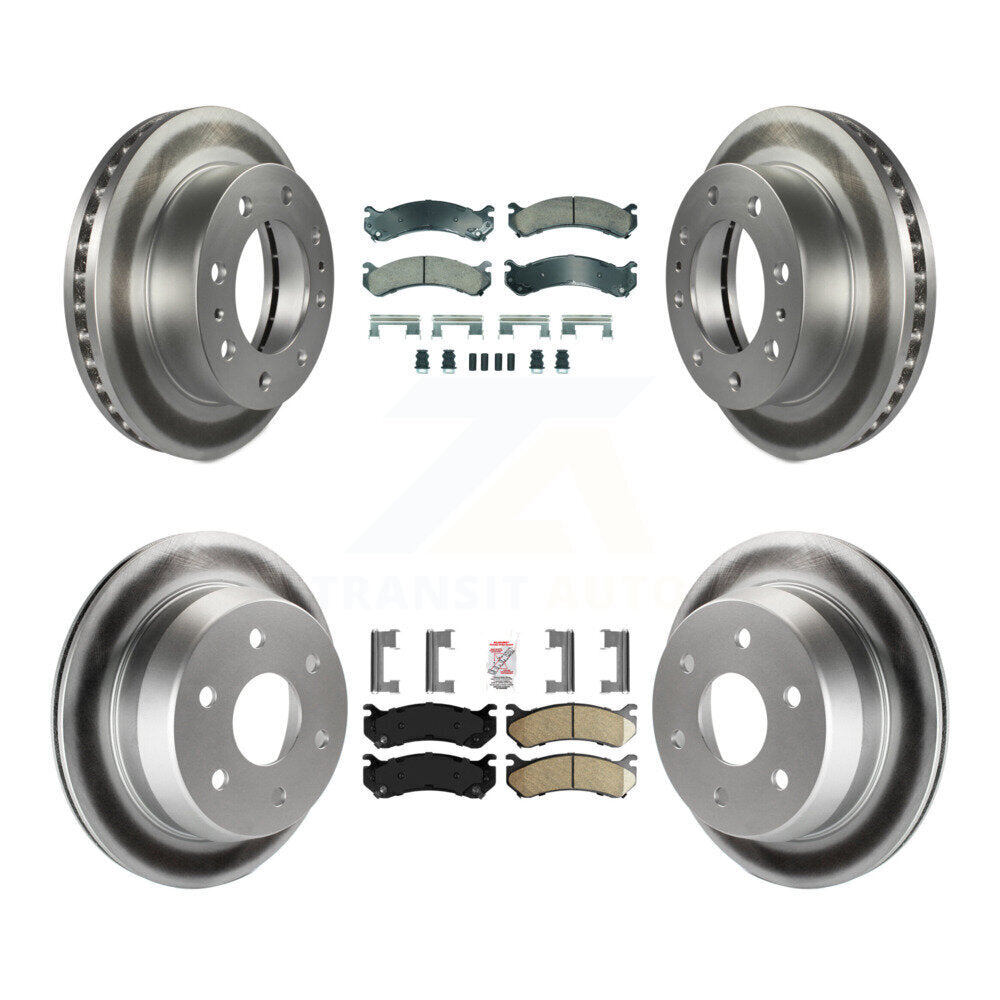 Transit Auto KGA-105698 Disc Brake Kit for 2003 Chevrolet Silverado 2500, Chevrolet Silverado 2500 HD and More - Front and Rear