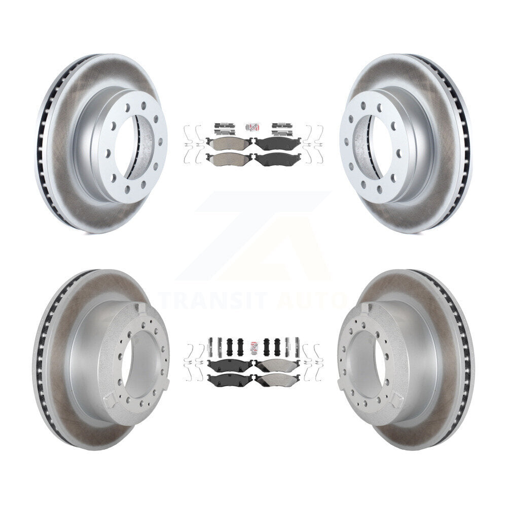 Transit Auto KGA-105704 Disc Brake Kit for 2005-2016 Ford F-450 Super Duty, International CF500 and More - Front and Rear