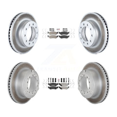 Transit Auto KGA-105704 Disc Brake Kit for 2005-2016 Ford F-450 Super Duty, International CF500 and More - Front and Rear