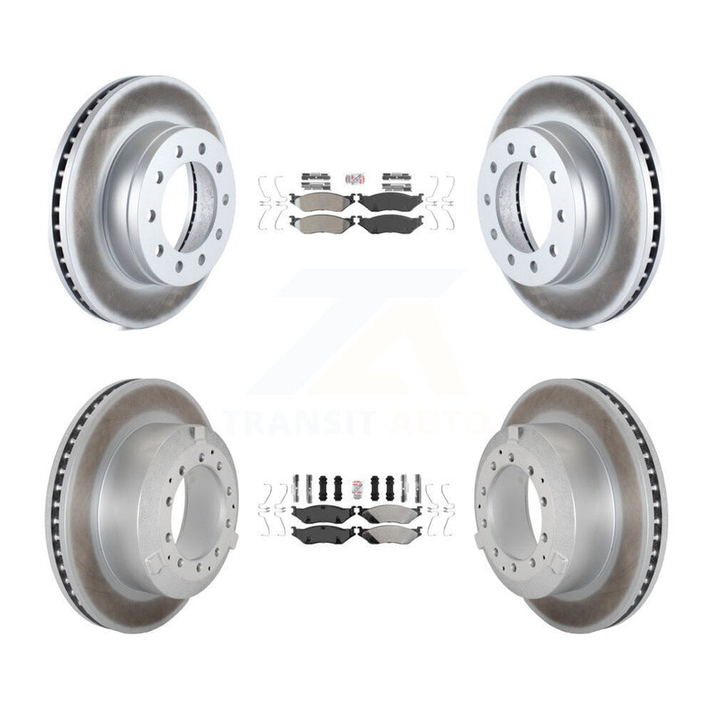 Transit Auto KGA-105704 Disc Brake Kit for 2005-2016 Ford F-450 Super Duty, International CF500 and More - Front and Rear