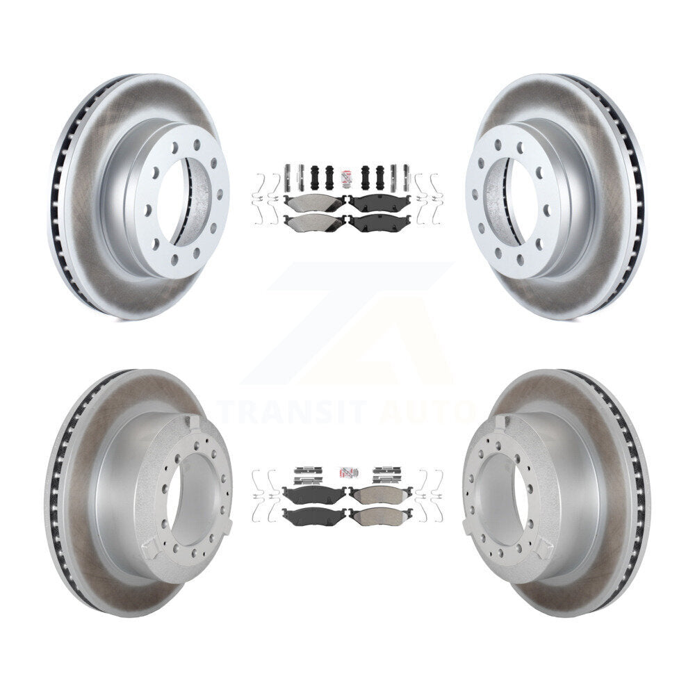 Transit Auto KGA-105705 Disc Brake Kit for 2005-2016 Ford F-450 Super Duty, International CF500 and More - Front and Rear