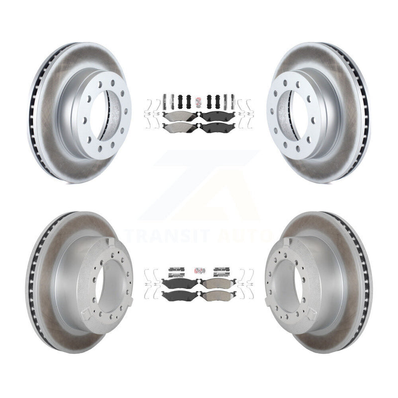 Transit Auto KGA-105705 Disc Brake Kit for 2005-2016 Ford F-450 Super Duty, International CF500 and More - Front and Rear
