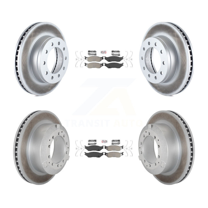 Transit Auto KGA-105706 Disc Brake Kit for 2005-2016 Ford F-450 Super Duty, International CF500 and More - Front and Rear
