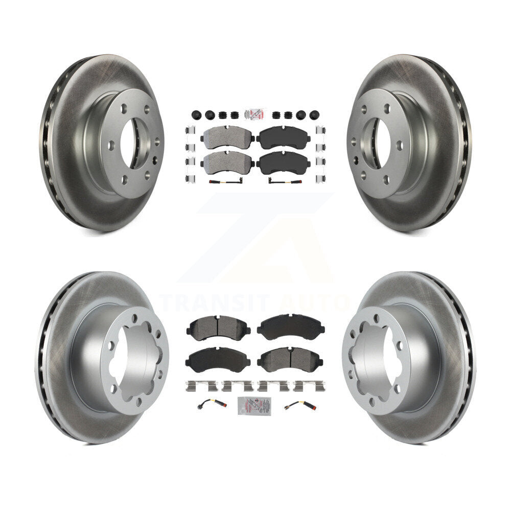 Transit Auto KGA-105714 Disc Brake Kit for 2019-2023 Mercedes-Benz Sprinter 3500, Mercedes-Benz Sprinter 3500XD, Mercedes-Benz Sprinter 4500 - Front and Rear