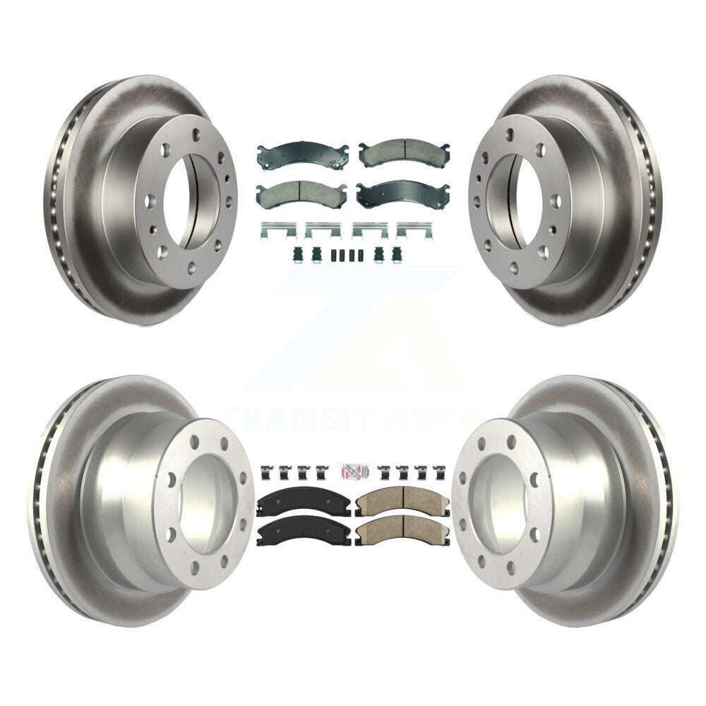 Transit Auto KGA-105731 Disc Brake Kit for 2009-2020 Chevrolet Express 4500, GMC Savana 4500 - Front and Rear