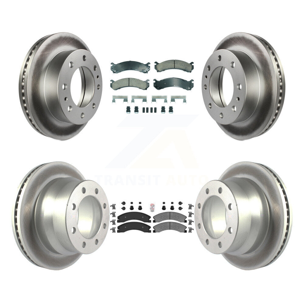 Transit Auto KGA-105732 Disc Brake Kit for 2009-2020 Chevrolet Express 4500, GMC Savana 4500 - Front and Rear