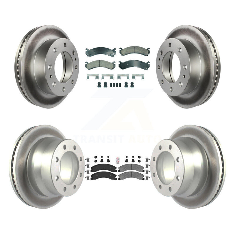 Transit Auto KGA-105732 Disc Brake Kit for 2009-2020 Chevrolet Express 4500, GMC Savana 4500 - Front and Rear