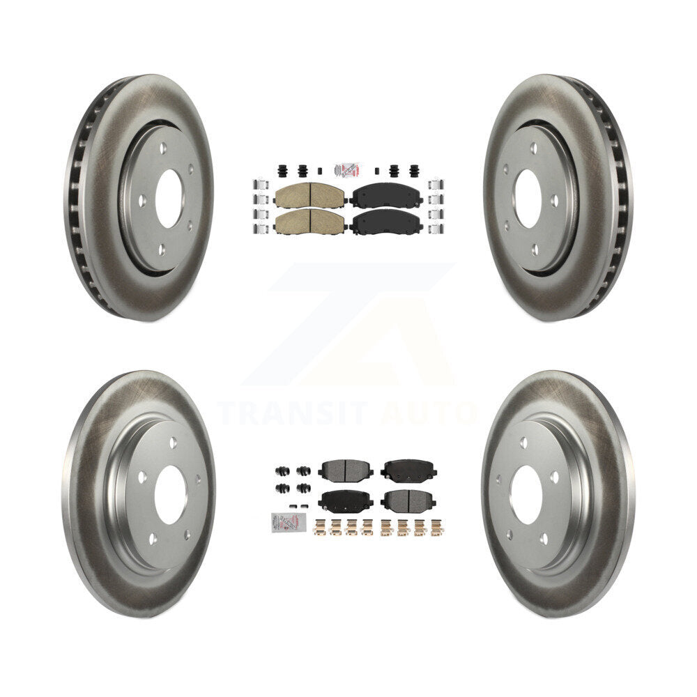 Transit Auto KGA-105739 Disc Brake Kit for 2017-2018 Dodge Grand Caravan - Front and Rear
