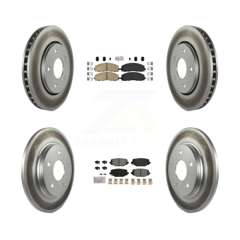 Transit Auto KGA-105739 Disc Brake Kit for 2017-2018 Dodge Grand Caravan - Front and Rear