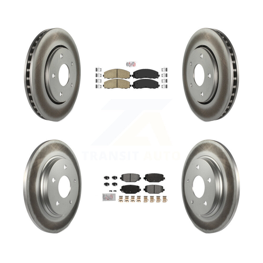 Transit Auto KGA-105740 Disc Brake Kit for 2017-2018 Dodge Grand Caravan - Front and Rear