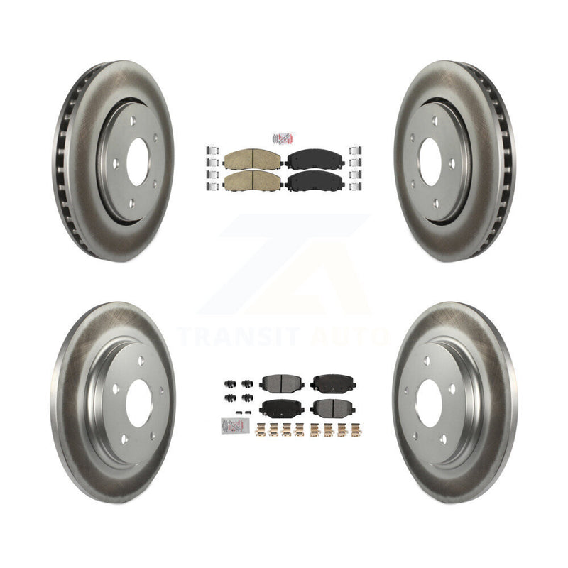 Transit Auto KGA-105740 Disc Brake Kit for 2017-2018 Dodge Grand Caravan - Front and Rear