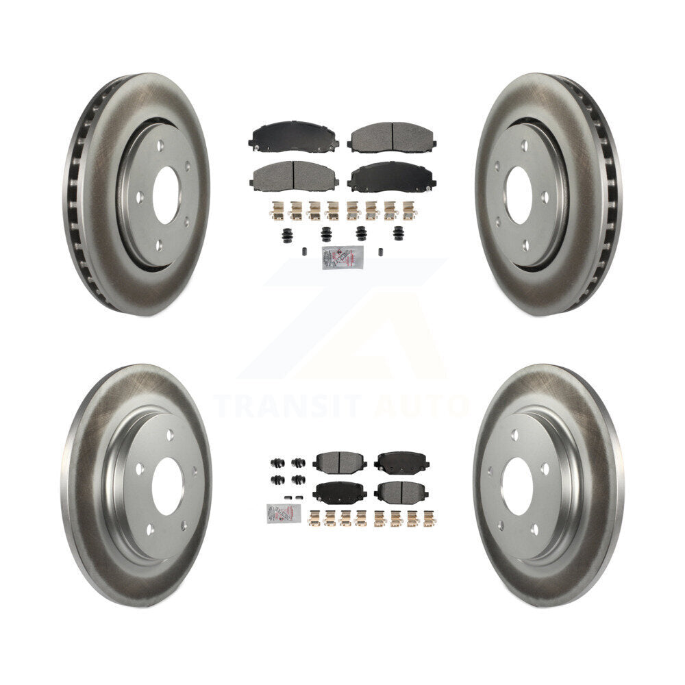 Transit Auto KGA-105741 Disc Brake Kit for 2017-2018 Dodge Grand Caravan - Front and Rear