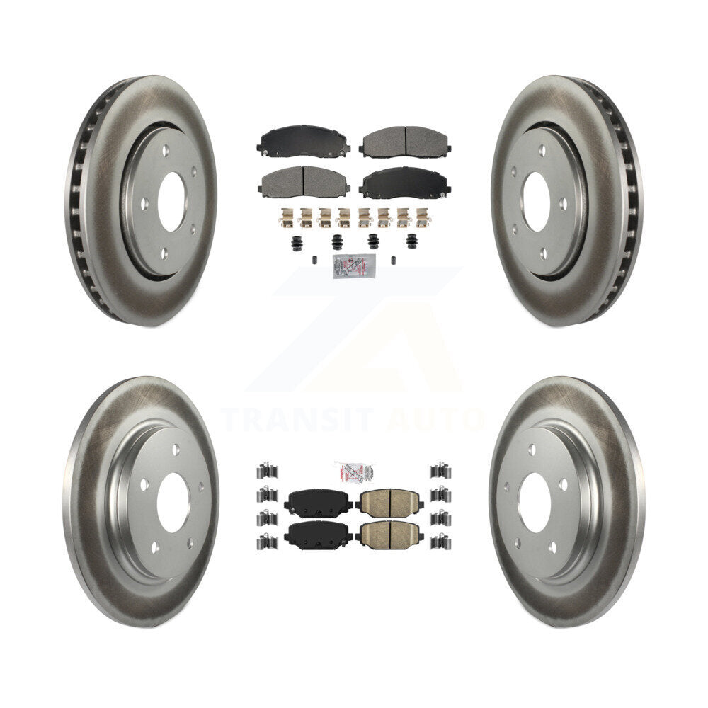 Transit Auto KGA-105743 Disc Brake Kit for 2017-2018 Dodge Grand Caravan - Front and Rear