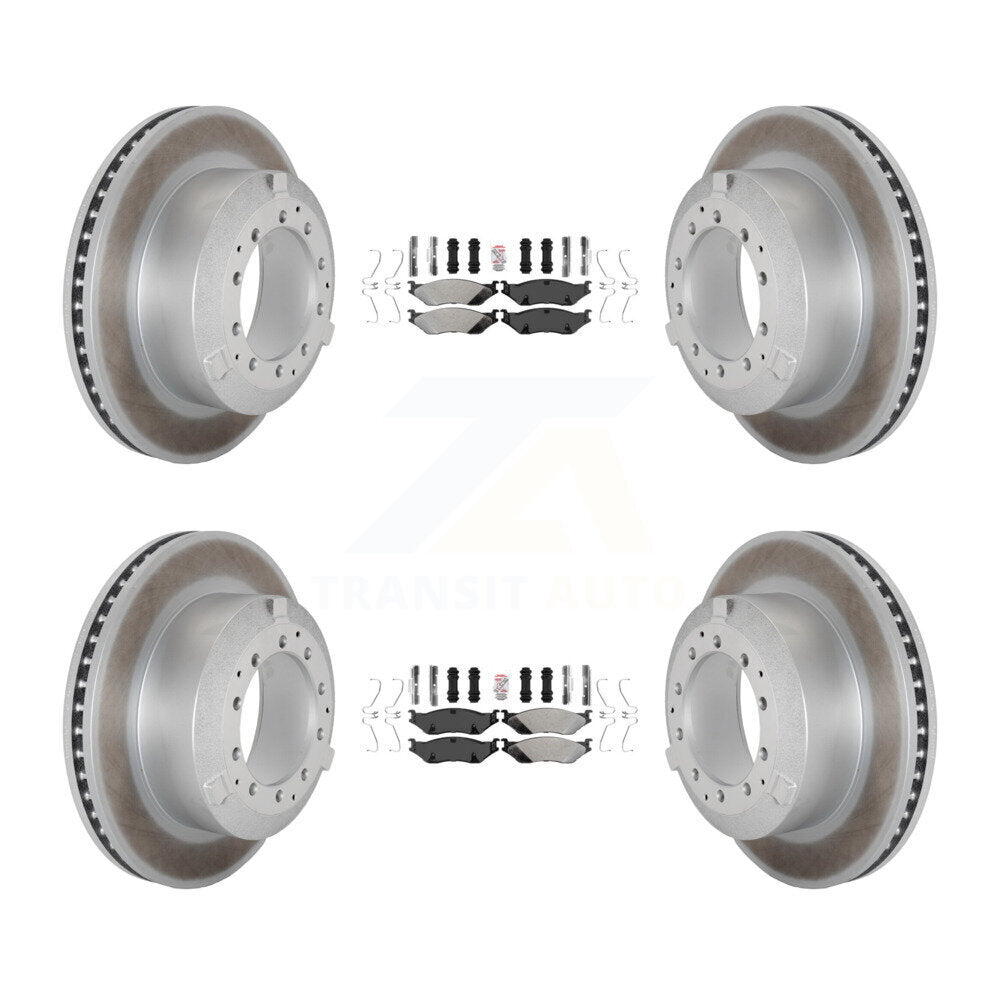 Transit Auto KGA-105744 Disc Brake Kit for 2010-2018 IC Corporation AE School Bus, IC Corporation AC Commercial Bus, International TerraStar - Front and Rear