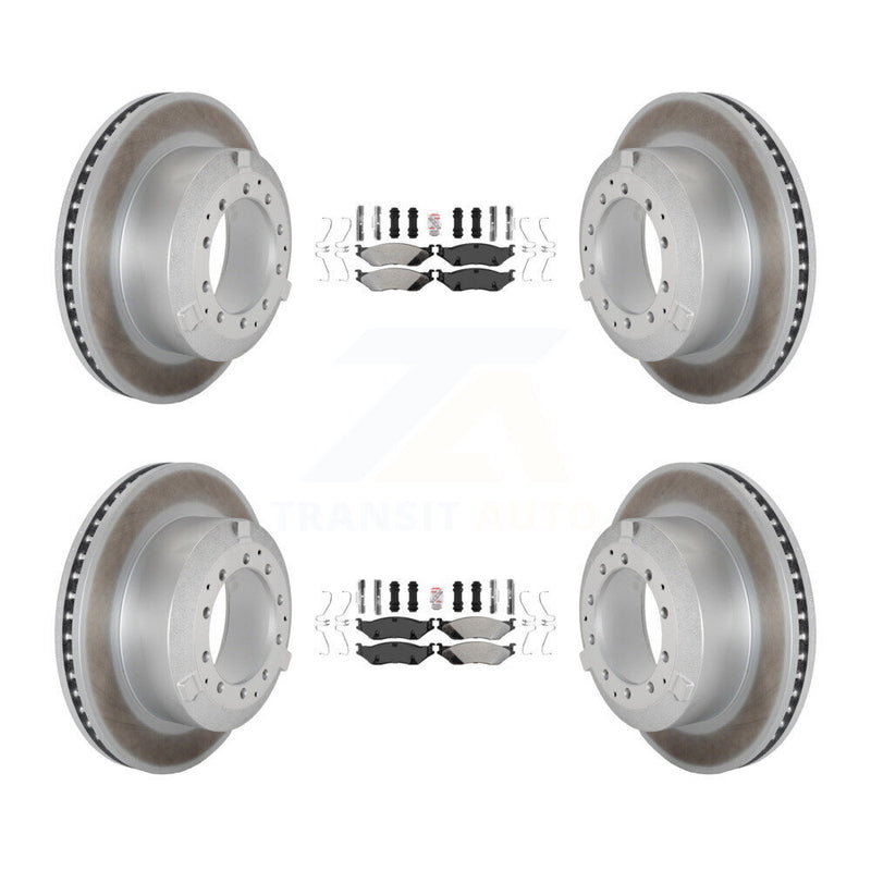 Transit Auto KGA-105744 Disc Brake Kit for 2010-2018 IC Corporation AE School Bus, IC Corporation AC Commercial Bus, International TerraStar - Front and Rear