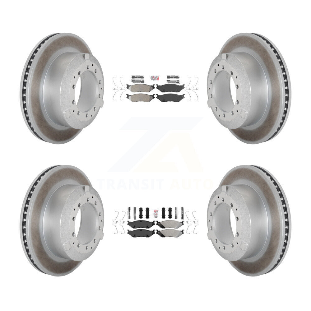 Transit Auto KGA-105745 Disc Brake Kit for 2010-2018 IC Corporation AE School Bus, IC Corporation AC Commercial Bus, International TerraStar - Front and Rear