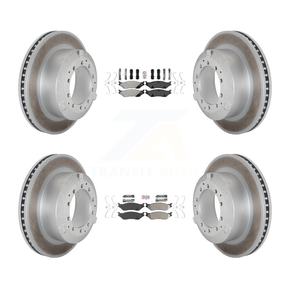 Transit Auto KGA-105746 Disc Brake Kit for 2010-2018 IC Corporation AE School Bus, IC Corporation AC Commercial Bus, International TerraStar - Front and Rear