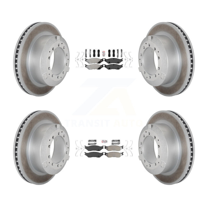 Transit Auto KGA-105746 Disc Brake Kit for 2010-2018 IC Corporation AE School Bus, IC Corporation AC Commercial Bus, International TerraStar - Front and Rear