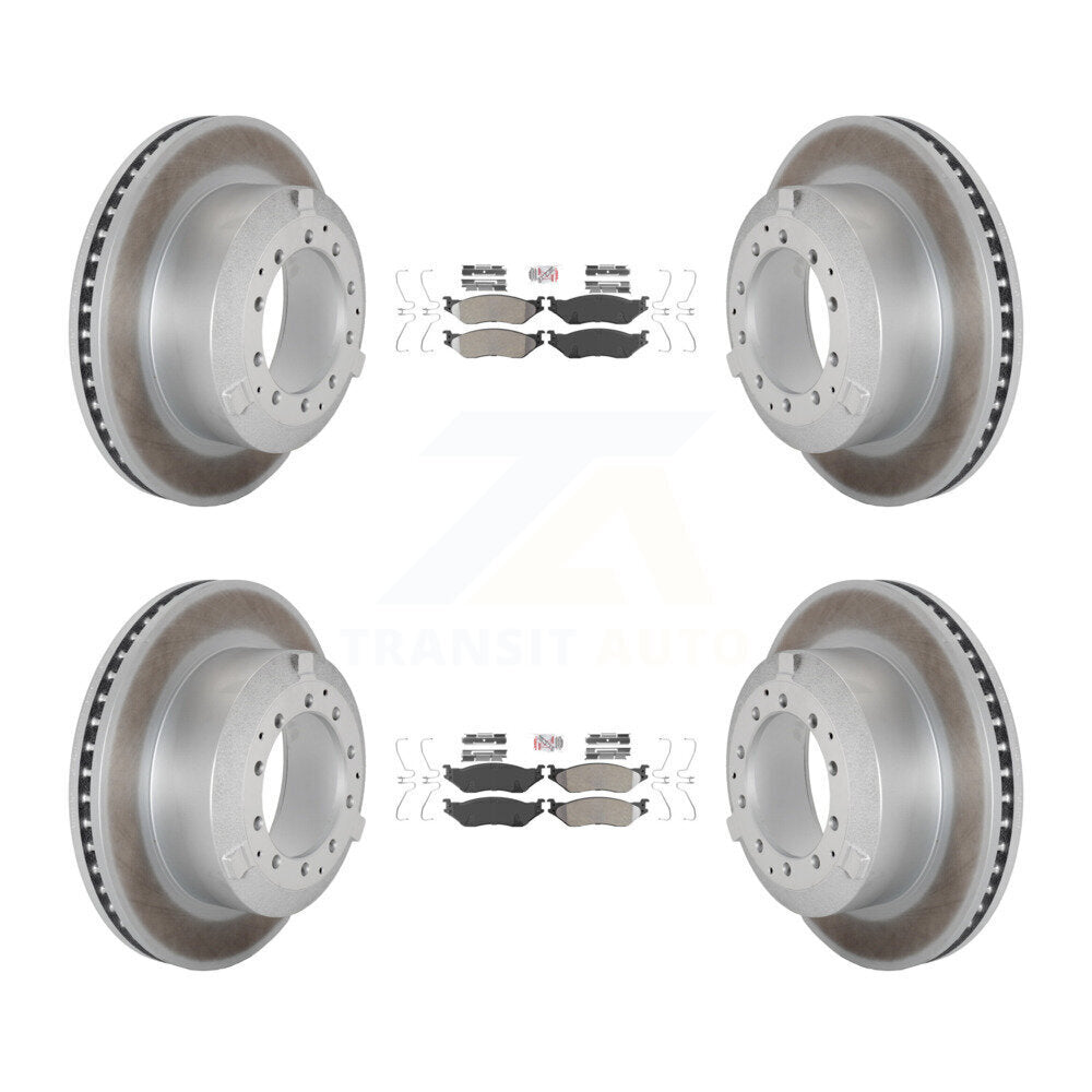Transit Auto KGA-105747 Disc Brake Kit for 2010-2018 IC Corporation AE School Bus, IC Corporation AC Commercial Bus, International TerraStar - Front and Rear