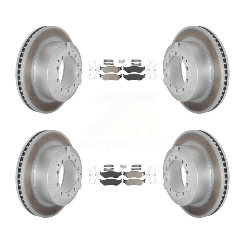 Transit Auto KGA-105747 Disc Brake Kit for 2010-2018 IC Corporation AE School Bus, IC Corporation AC Commercial Bus, International TerraStar - Front and Rear
