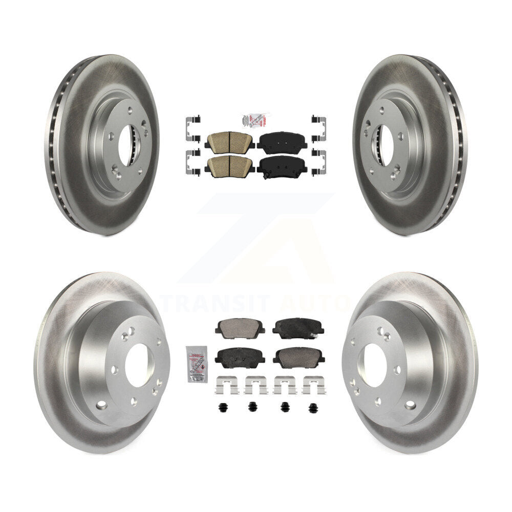 Transit Auto KGA-105752 Disc Brake Kit for 2010-2013 Kia Sorento, Hyundai Santa Fe - Front and Rear