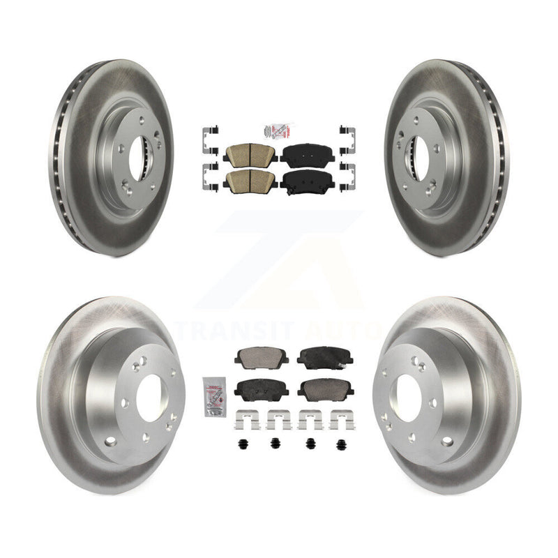 Transit Auto KGA-105752 Disc Brake Kit for 2010-2013 Kia Sorento, Hyundai Santa Fe - Front and Rear