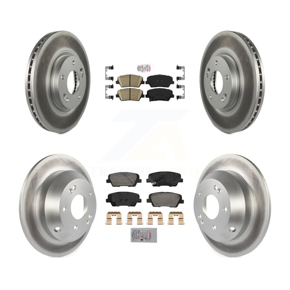 Transit Auto KGA-105754 Disc Brake Kit for 2010-2013 Kia Sorento, Hyundai Santa Fe - Front and Rear