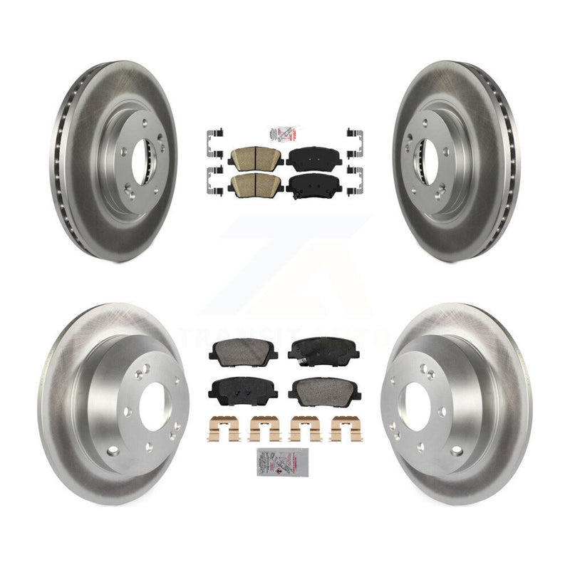 Transit Auto KGA-105754 Disc Brake Kit for 2010-2013 Kia Sorento, Hyundai Santa Fe - Front and Rear