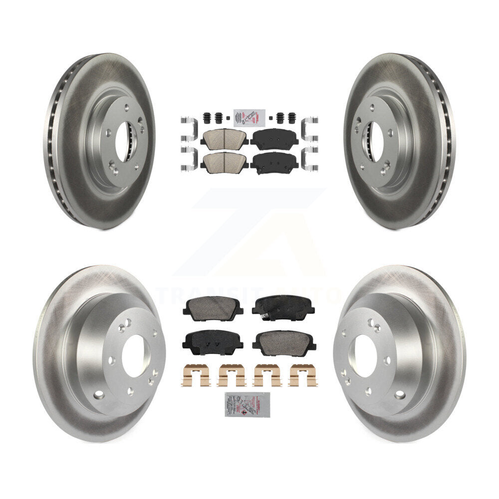 Transit Auto KGA-105755 Disc Brake Kit for 2010-2013 Kia Sorento, Hyundai Santa Fe - Front and Rear