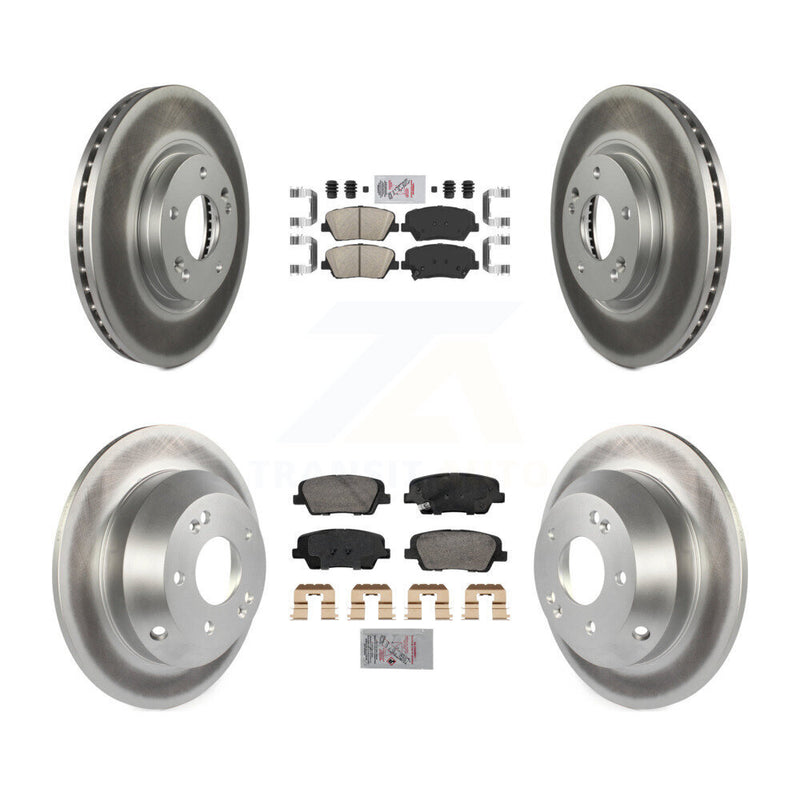 Transit Auto KGA-105755 Disc Brake Kit for 2010-2013 Kia Sorento, Hyundai Santa Fe - Front and Rear