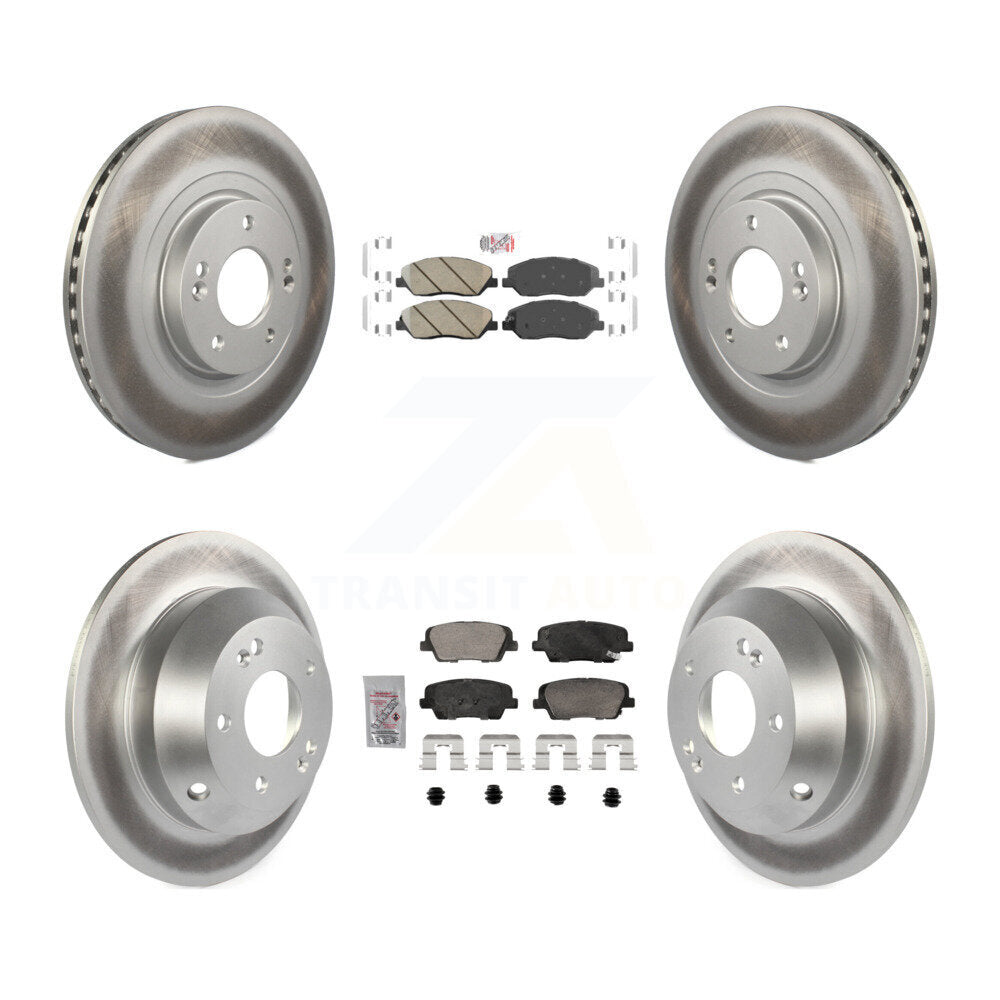 Transit Auto KGA-105757 Disc Brake Kit for 2013-2016 Hyundai Santa Fe, Hyundai Santa Fe XL - Front and Rear