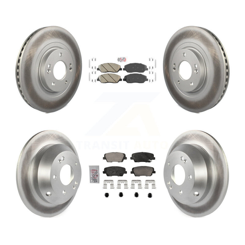Transit Auto KGA-105757 Disc Brake Kit for 2013-2016 Hyundai Santa Fe, Hyundai Santa Fe XL - Front and Rear