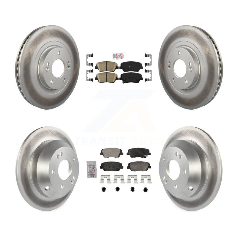 Transit Auto KGA-105760 Disc Brake Kit for 2013-2016 Kia Sorento, Hyundai Santa Fe Sport - Front and Rear