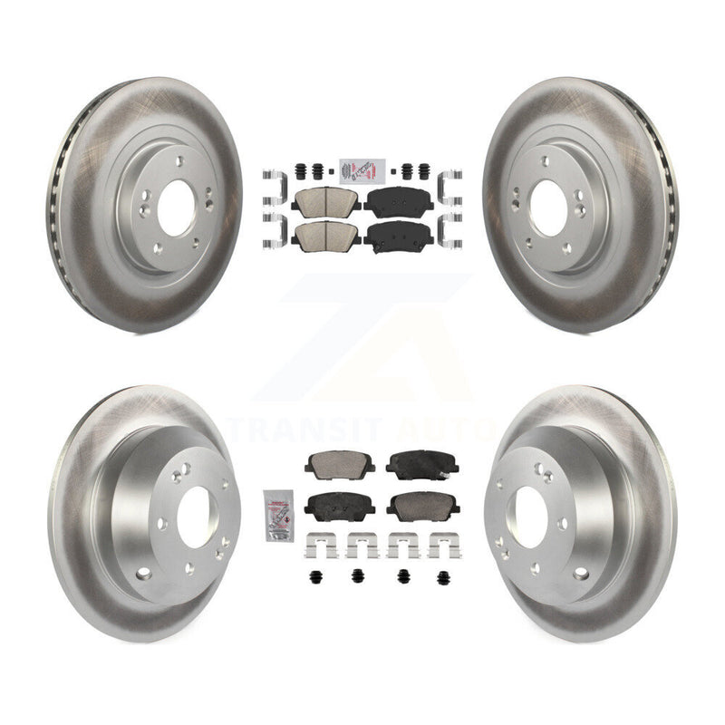 Transit Auto KGA-105761 Disc Brake Kit for 2013-2016 Kia Sorento, Hyundai Santa Fe Sport - Front and Rear