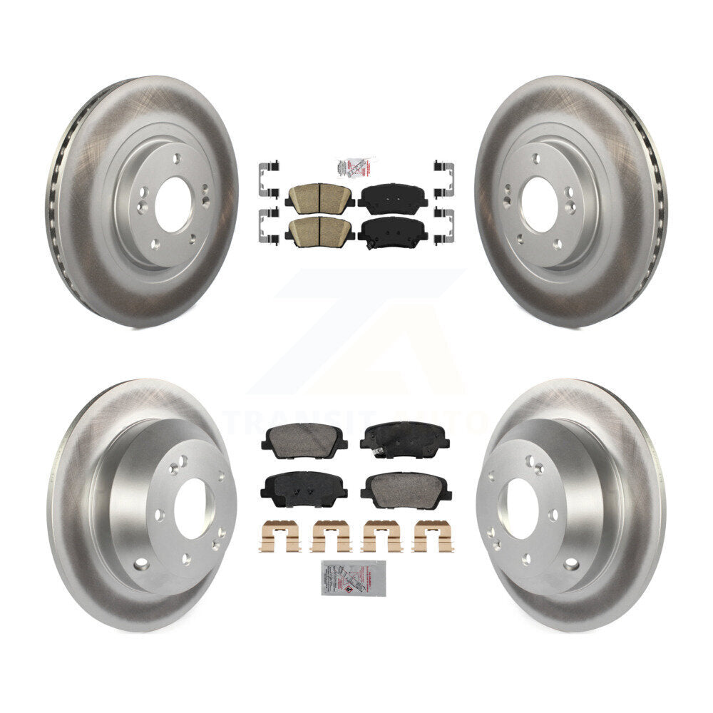 Transit Auto KGA-105762 Disc Brake Kit for 2013-2016 Kia Sorento, Hyundai Santa Fe Sport - Front and Rear