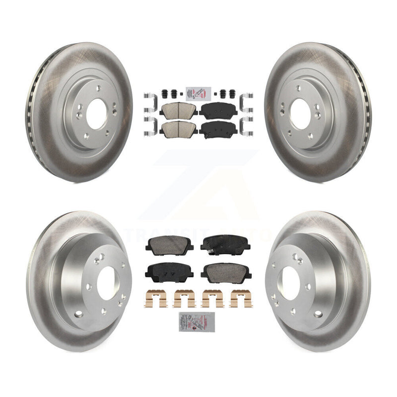 Transit Auto KGA-105763 Disc Brake Kit for 2013-2016 Kia Sorento, Hyundai Santa Fe Sport - Front and Rear