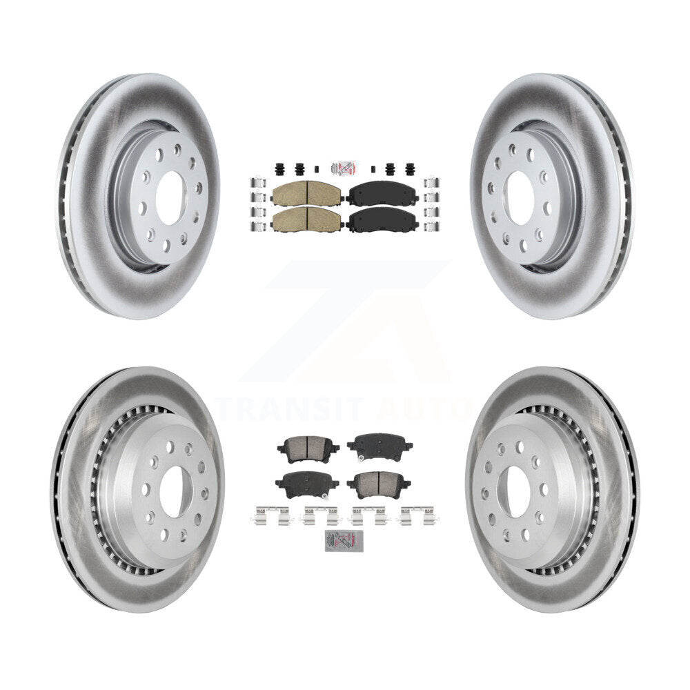 Transit Auto KGA-105786 Disc Brake Kit for 2020-2023 Jeep Gladiator - Front and Rear