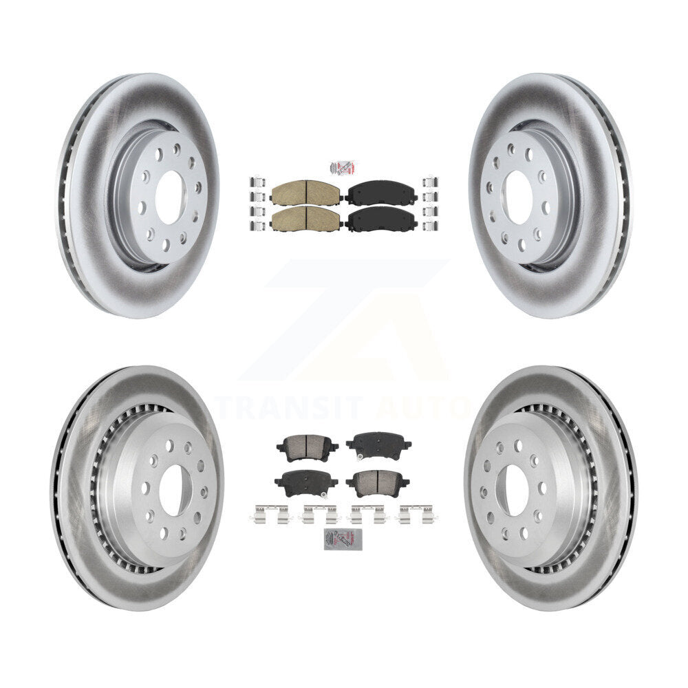 Transit Auto KGA-105787 Disc Brake Kit for 2020-2023 Jeep Gladiator - Front and Rear