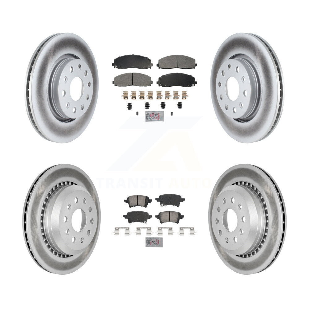 Transit Auto KGA-105788 Disc Brake Kit for 2020-2023 Jeep Gladiator - Front and Rear