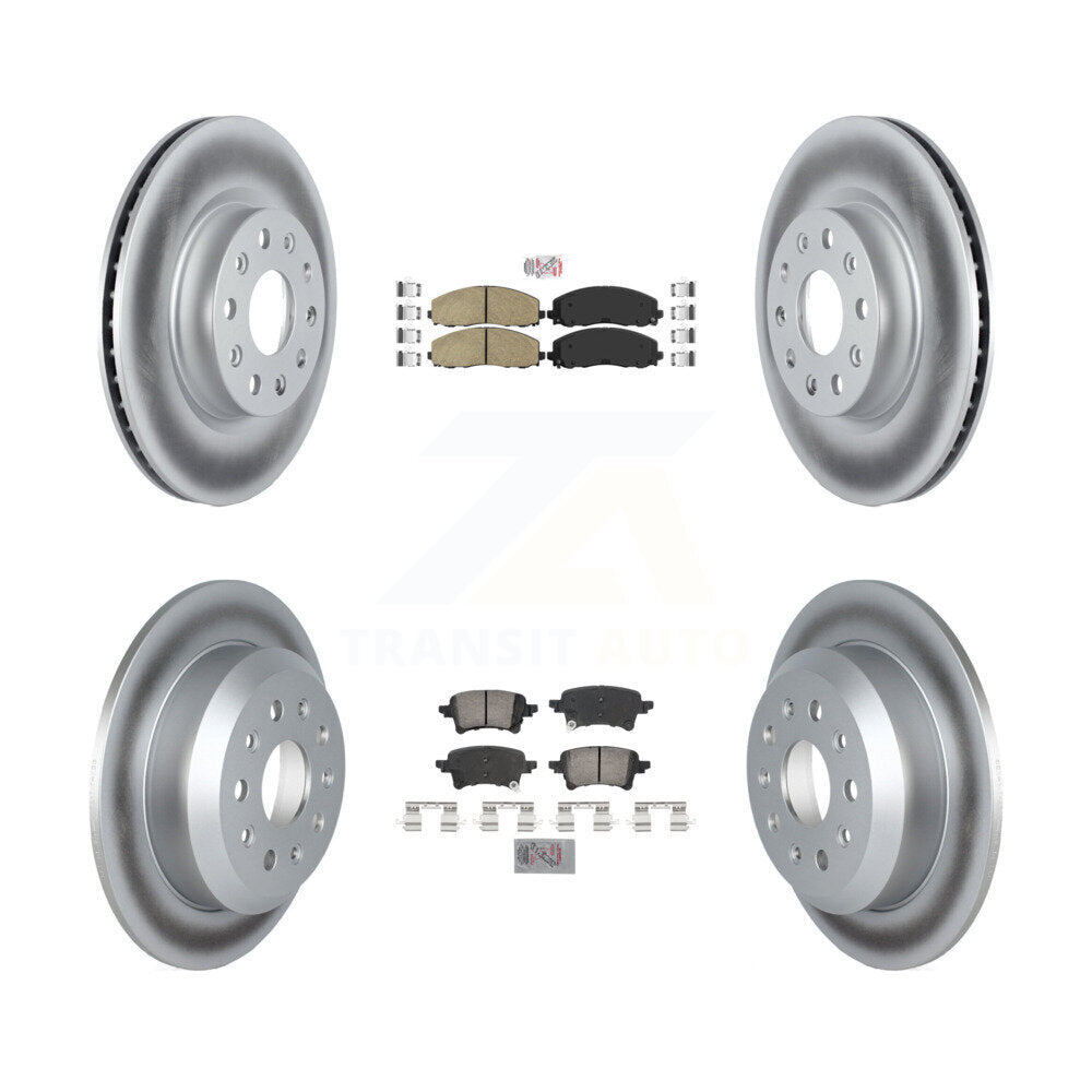 Transit Auto KGA-105790 Disc Brake Kit for 2021 Jeep Wrangler - Front and Rear