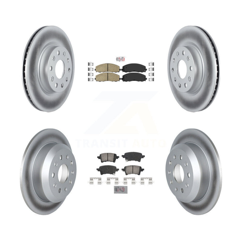 Transit Auto KGA-105790 Disc Brake Kit for 2021 Jeep Wrangler - Front and Rear