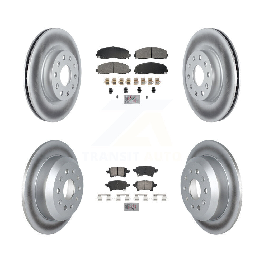 Transit Auto KGA-105791 Disc Brake Kit for 2021 Jeep Wrangler - Front and Rear
